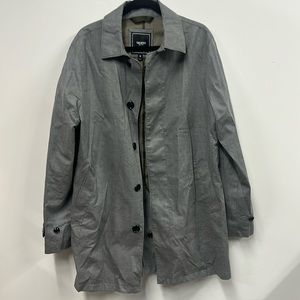 Todd Snyder Double Face Short Trench Coat Gray gray M